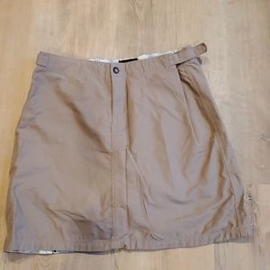 Horny Toad adventure skirt skort khaki